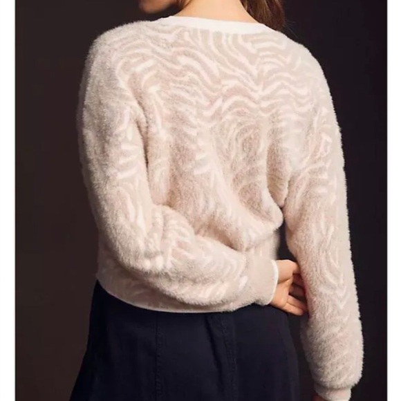 Anthropologie Pilcro Animal Eyelash Sweater - Picture 3 of 12